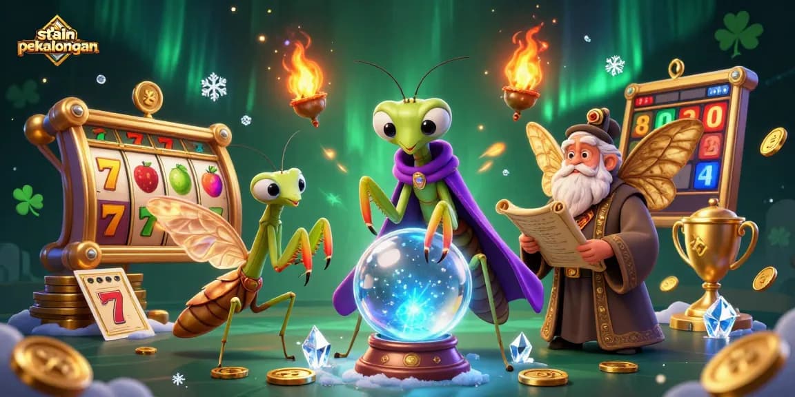 Engage in thrilling gameplay at stain pekalongan with vibrant slot reels and enchanting characters.