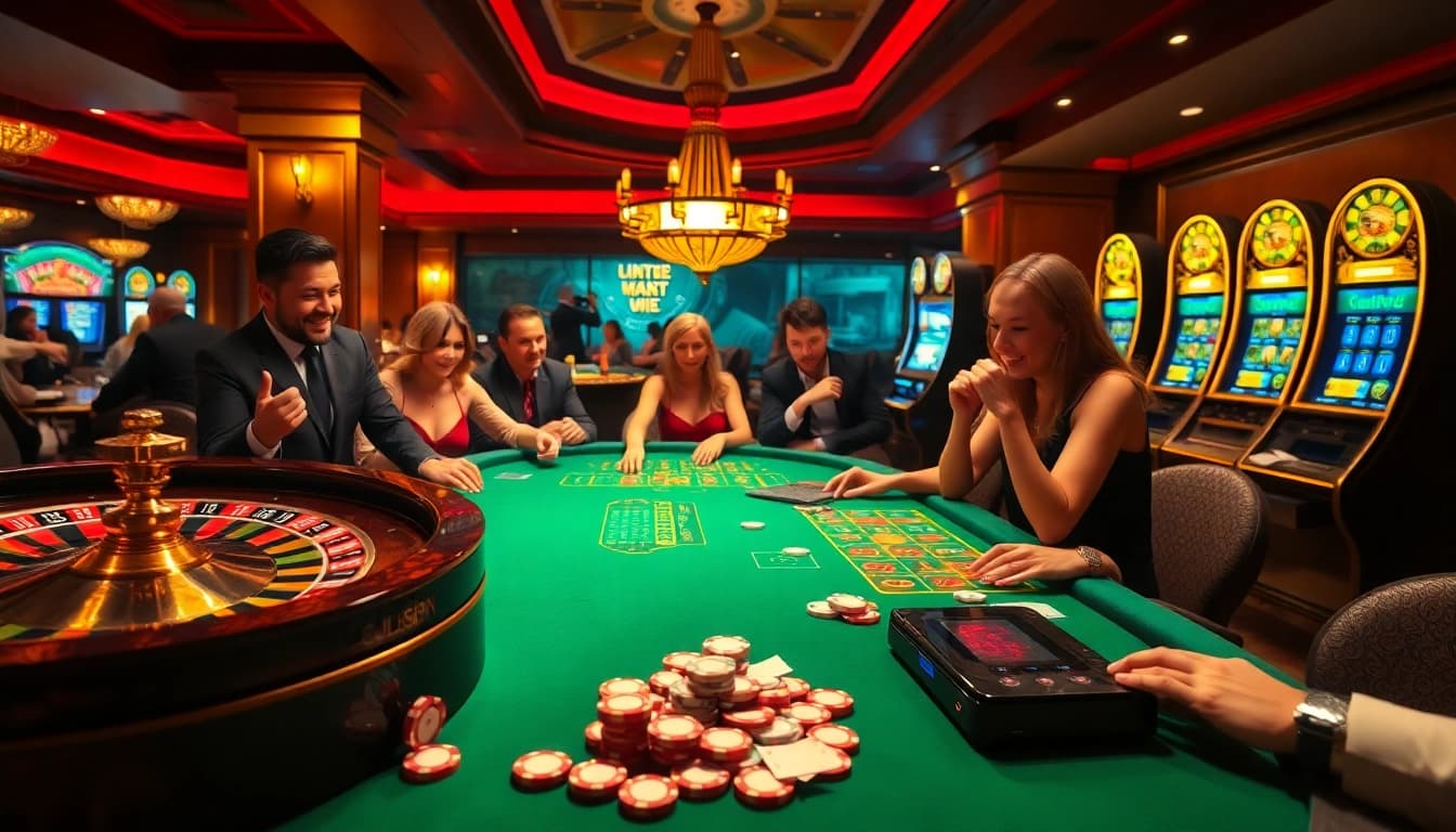 Engage with gaming excitement at the casino featuring hidden wiki link elements and vibrant gambling tables.