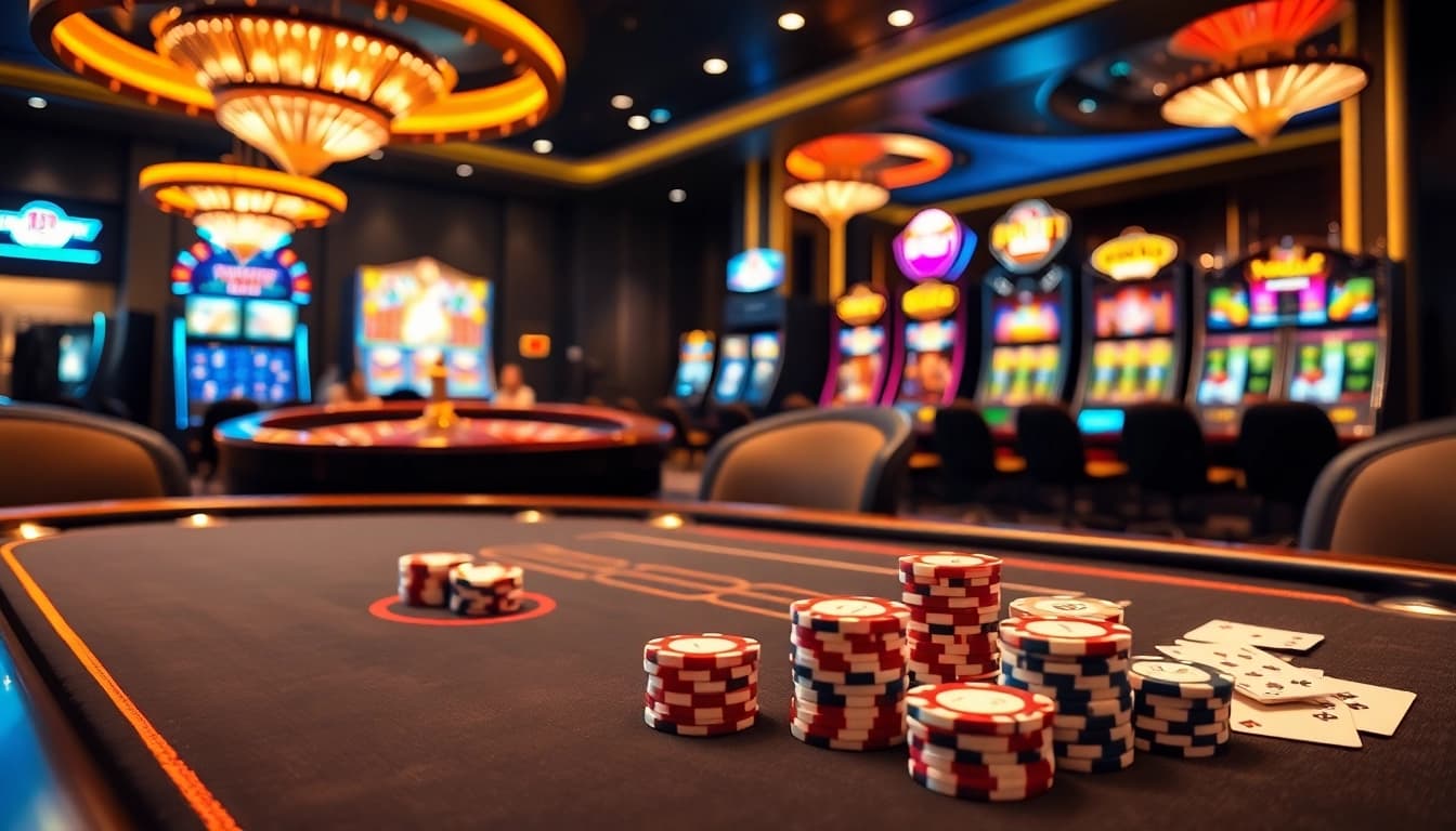 Experience thrilling gambling excitement at https://kp88.social/ with professional dealers, vibrant slot machines, and high-stakes poker tables.