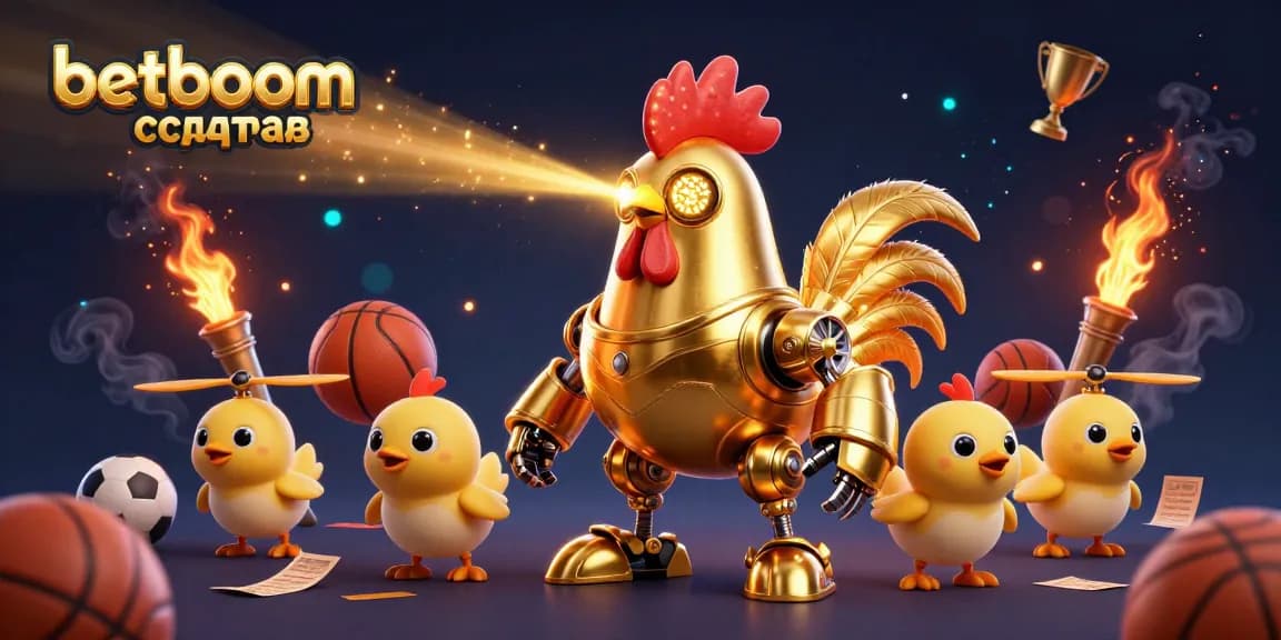 Betboom скачать and enhance your sports betting experience with this vibrant 3D illustration.