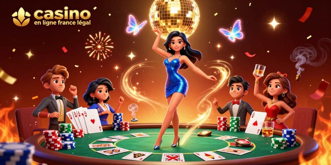 Découvrez la vitalité du casino en ligne france légal avec des personnages glamour au milieu d'éléments de jeu dynamiques.