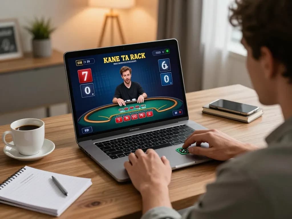 Experience thrilling online blackjack action with lv88seo in a stylish home office setting