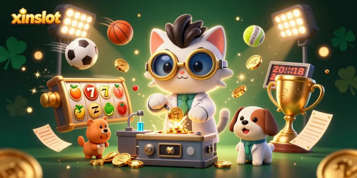 XINSLOT engages players with exhilarating slot games and thrilling wins in an immersive 3D casino world.