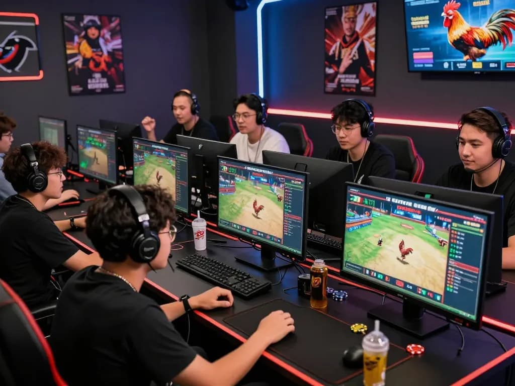 Players engaging in live betting at https://ga179i.com/ with excitement in a vibrant gaming environment.