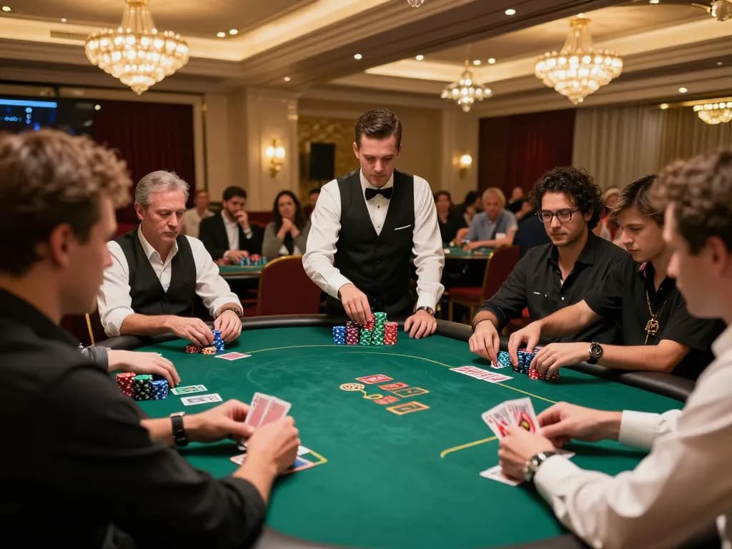 Experience the thrill of high-stakes poker at IWIN68 Casino, where players immerse in strategic gameplay.