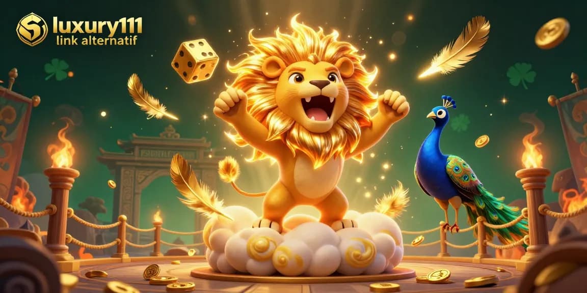 Spin the action with luxury111 link alternatif in this vibrant 3D casino scene featuring iconic gambling elements.