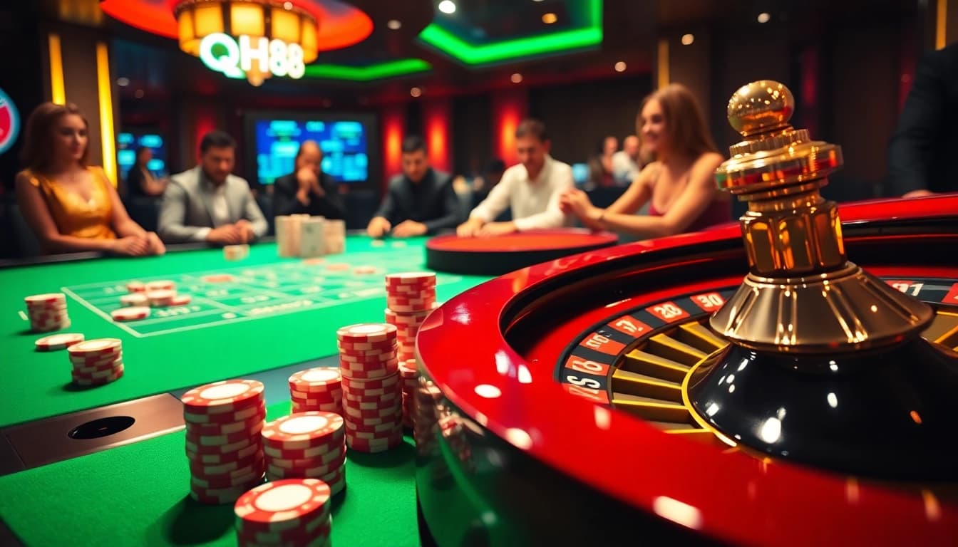 Experience the thrill of qh88 with exciting casino games and vibrant betting action.