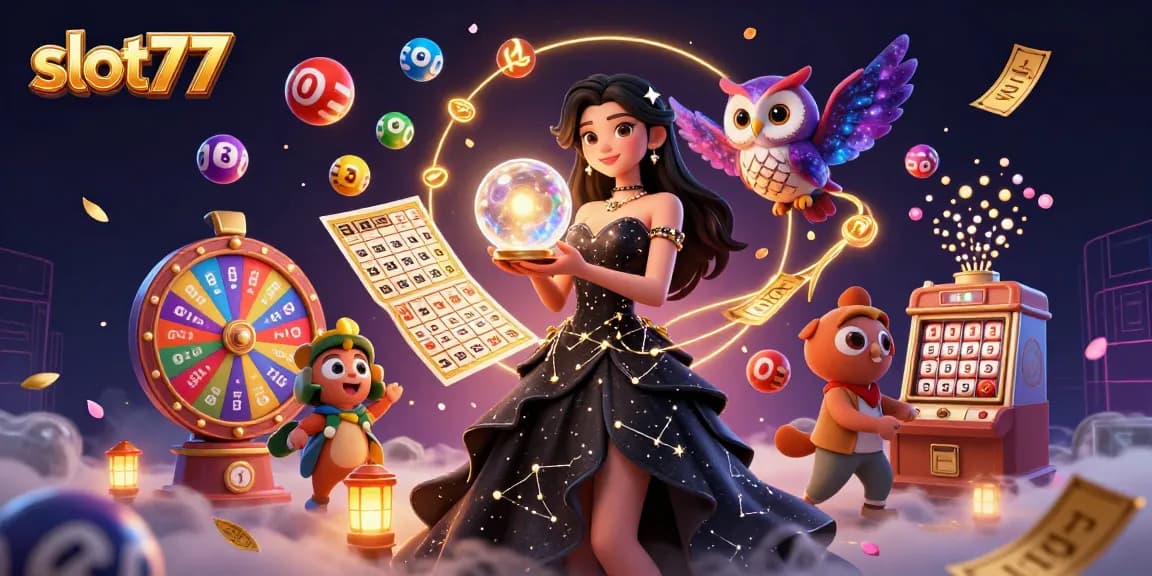 Engage in thrilling slot77 gameplay with dynamic elements and vibrant 3D characters!