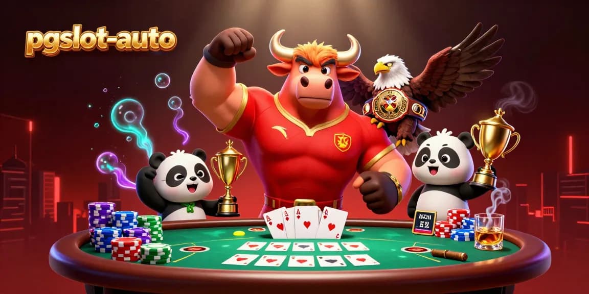 Enhance your gameplay with pgslot-auto's vibrant casino scenes featuring exciting poker action.