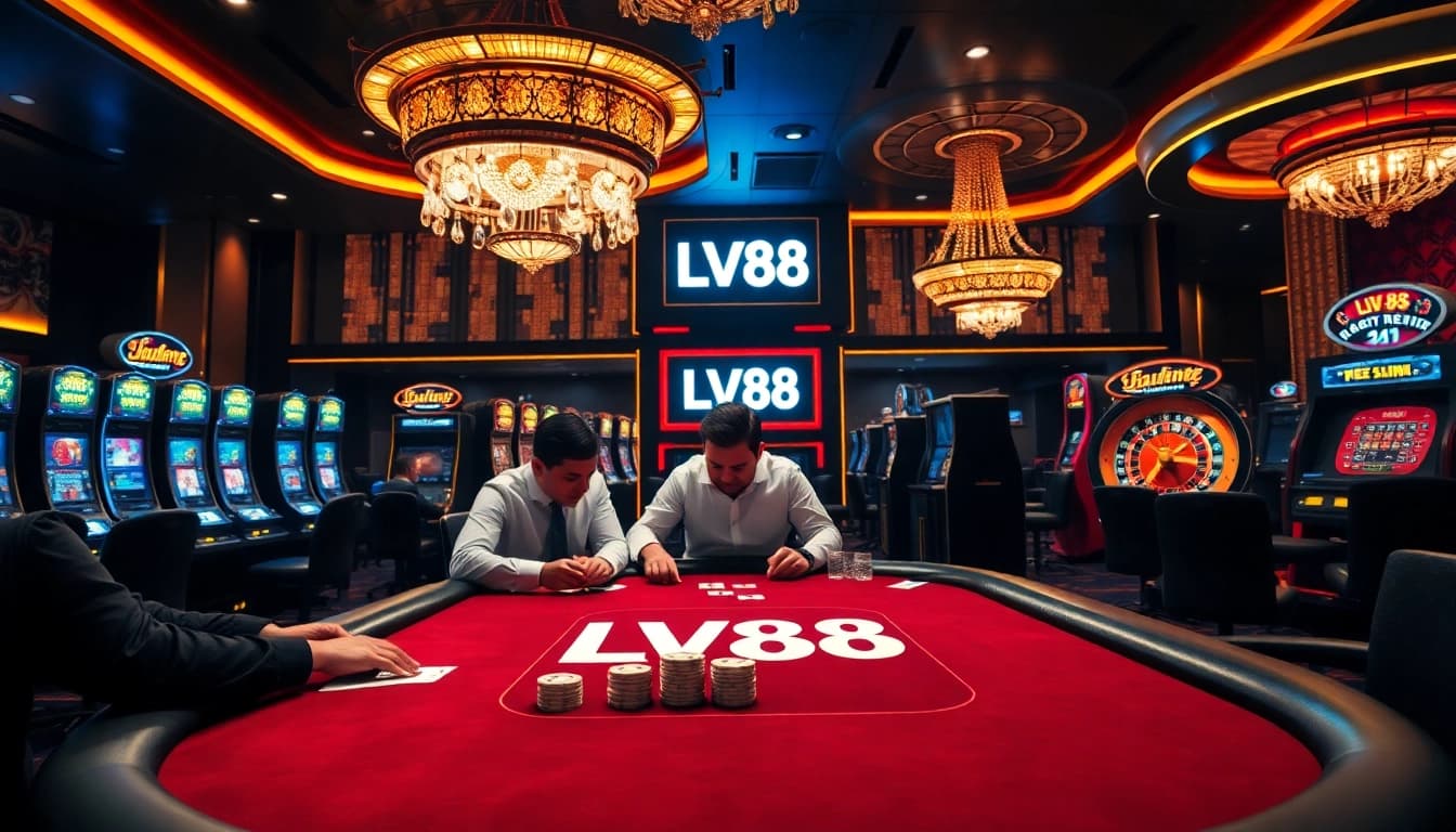 Experience excitement at Nhà cái LV88 with vibrant poker action and stunning casino ambience.