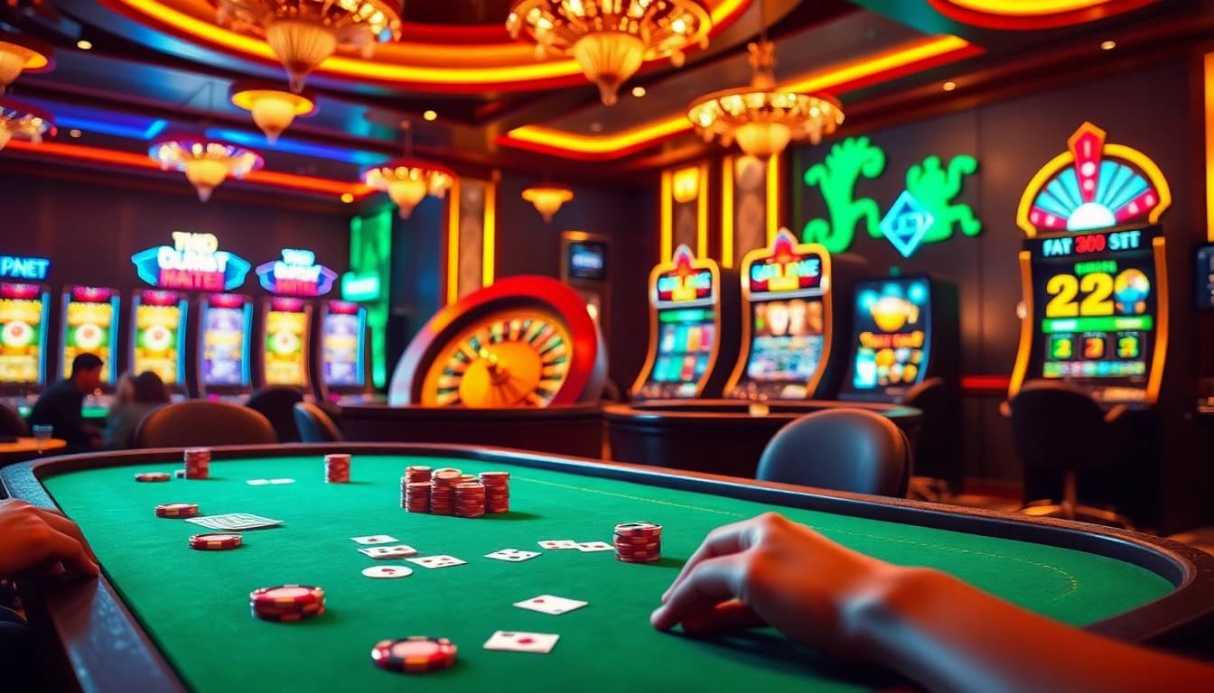 Experience the thrill of the 28bet game with lively poker action and an elegant casino ambiance.