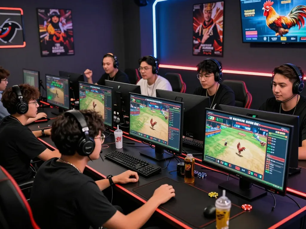 Players engaging in live betting at https://ga179i.com/ with excitement in a vibrant gaming environment.