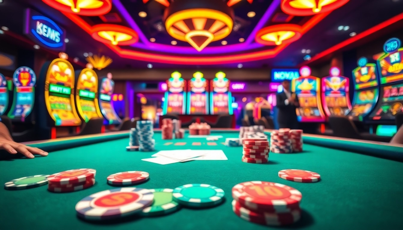 Experience the exciting Nova88 welcome bonus Malaysia with engaging casino games and vibrant ambiance.