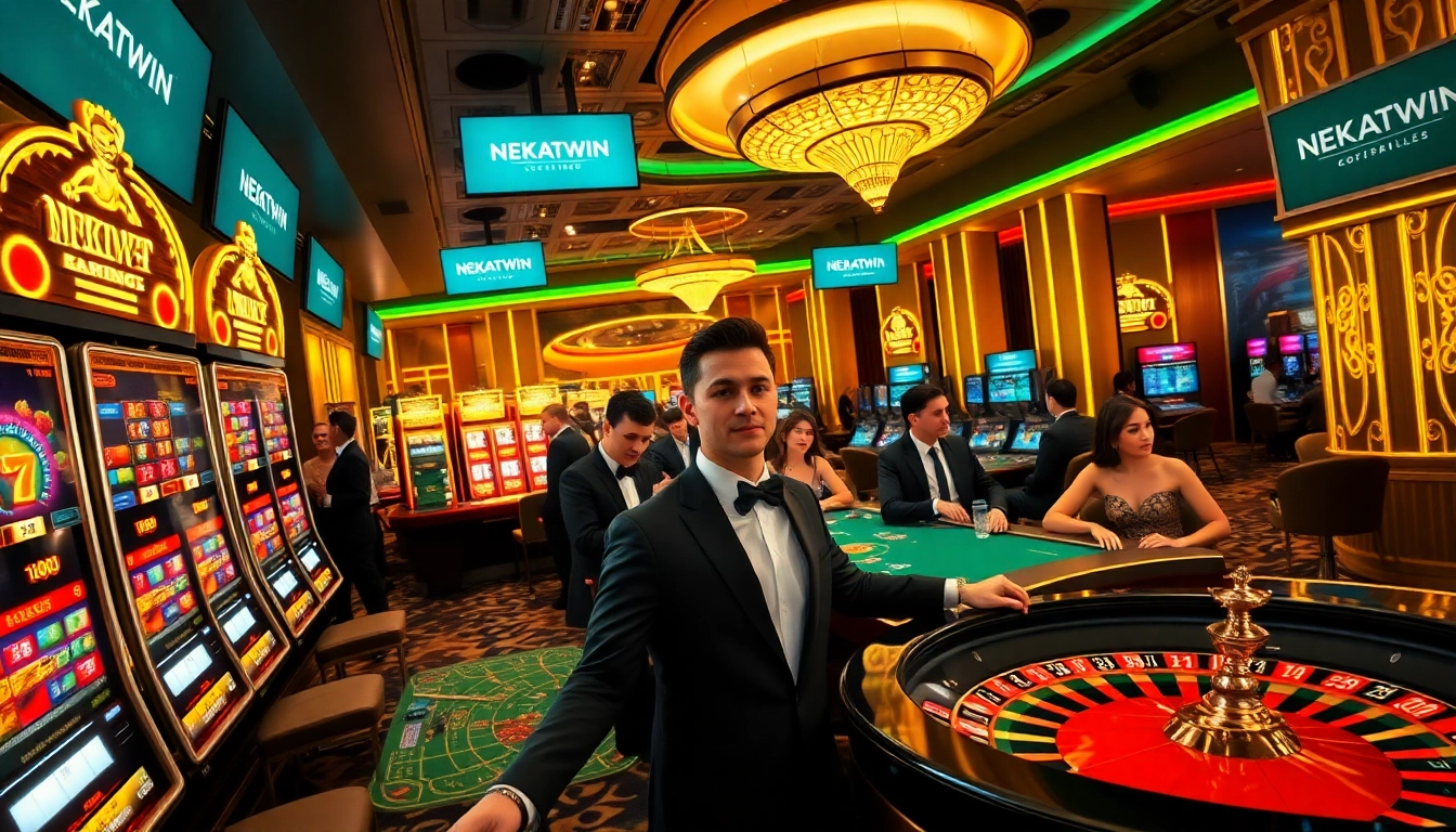 Experience NEKATWIN's thrilling world of online gambling with exciting slot machines and vibrant tables.