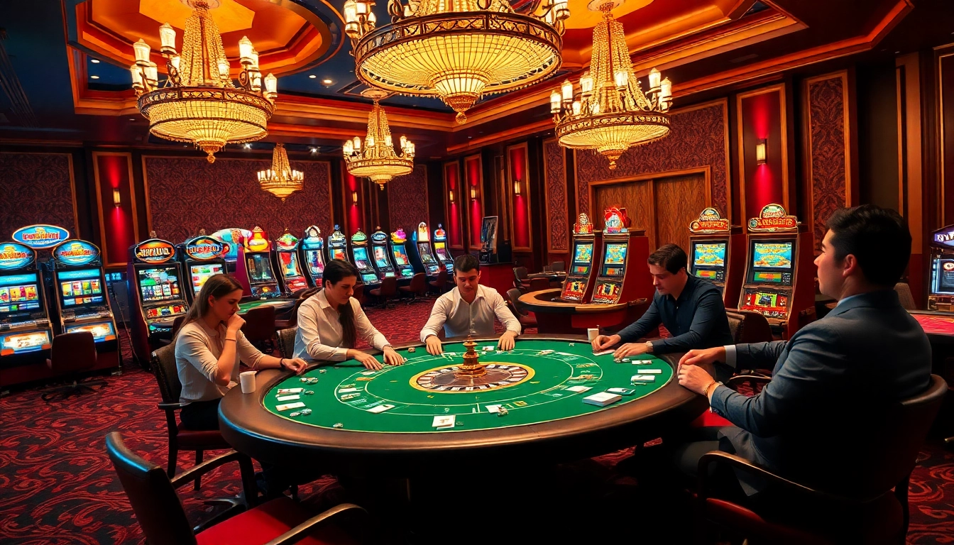 Experience the thrill of gambling at rikbet with vibrant casino tables and exciting gameplay.