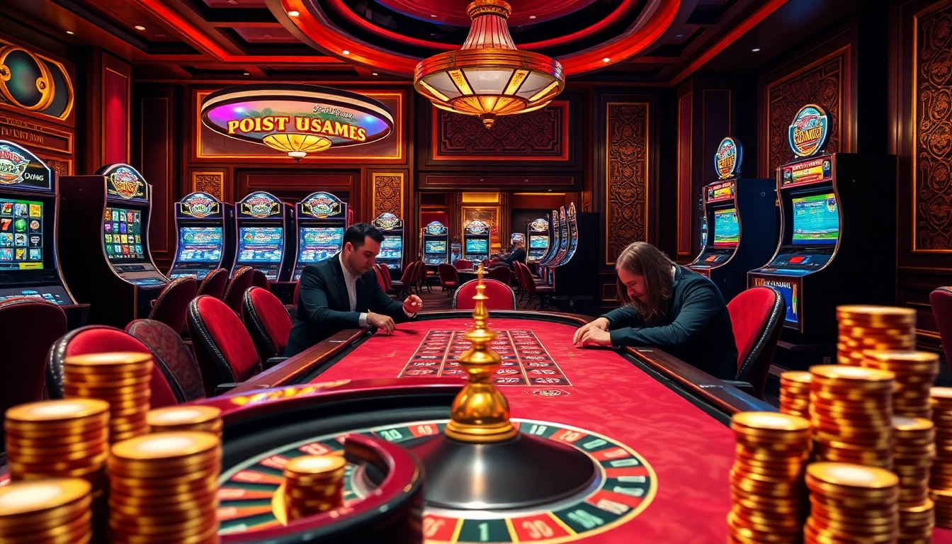 Experience thrilling gameplay at Xin88 casino with vibrant slot machines and poker challenges.