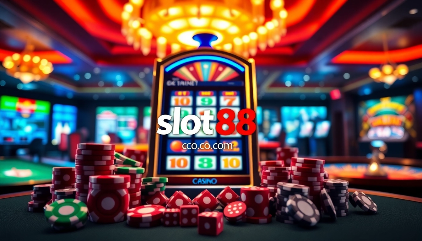Experience thrilling gameplay on https://slot888.co.com/ with exciting slot machines and vibrant casino elements.